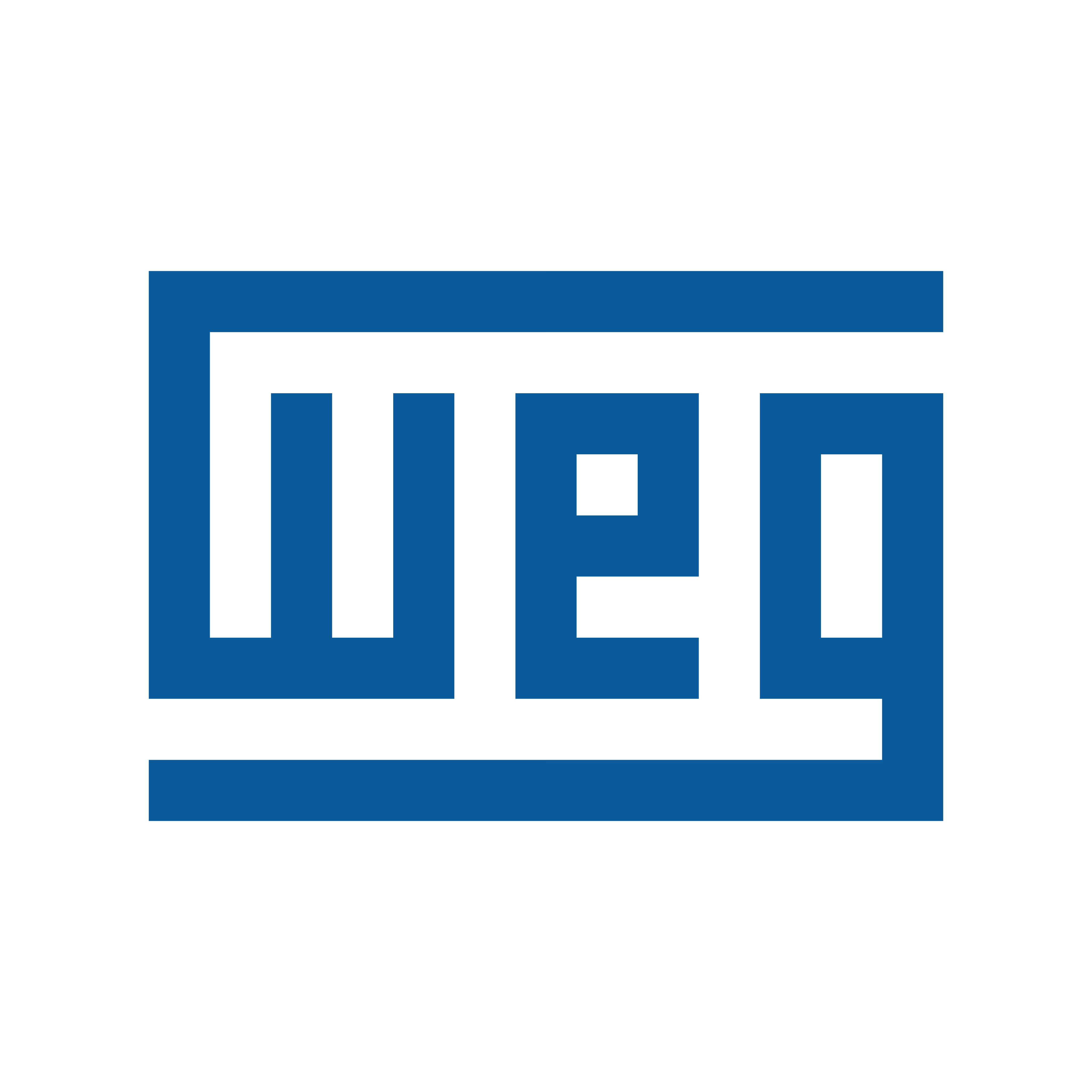 Logo de WEG, marca aliada de ELEHIDMILLARES S.A.S